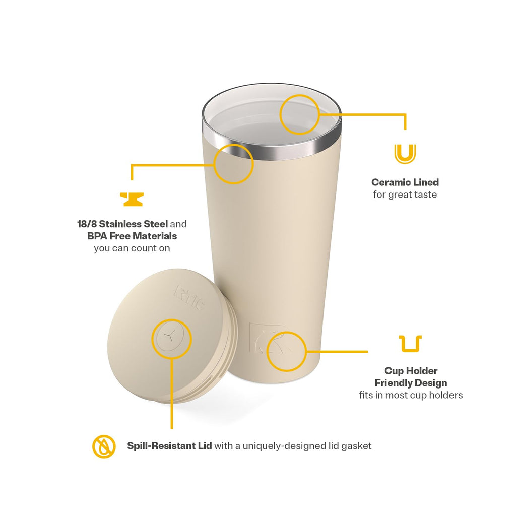 20oz Insulated Ceramic Lined Tumbler D5684