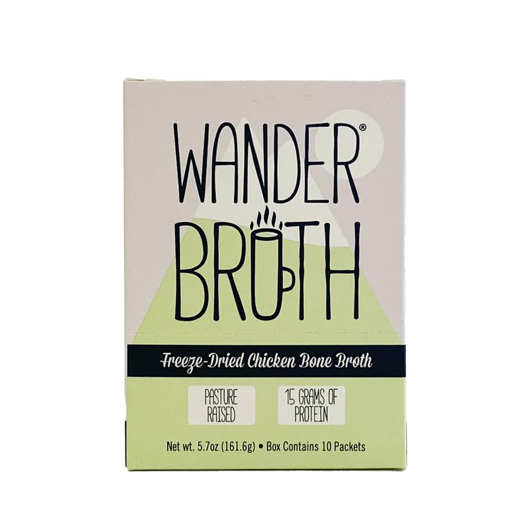 Freeze-Dried Organic Chicken Bone Broth, 10 Pack Z107906
