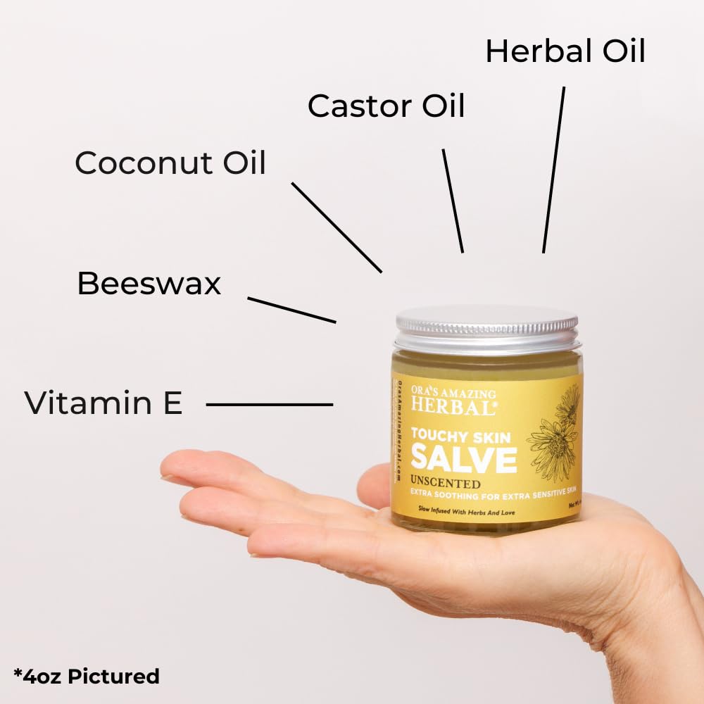 Natural Moisturizing Unscented Calendula Skin Salve, 1 oz 2 Pack V56858