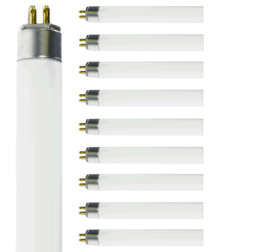 14W 3000K T5 Fluorescent Bulb 24 Inch G5 Bipin Base Pack of 10 S381236
