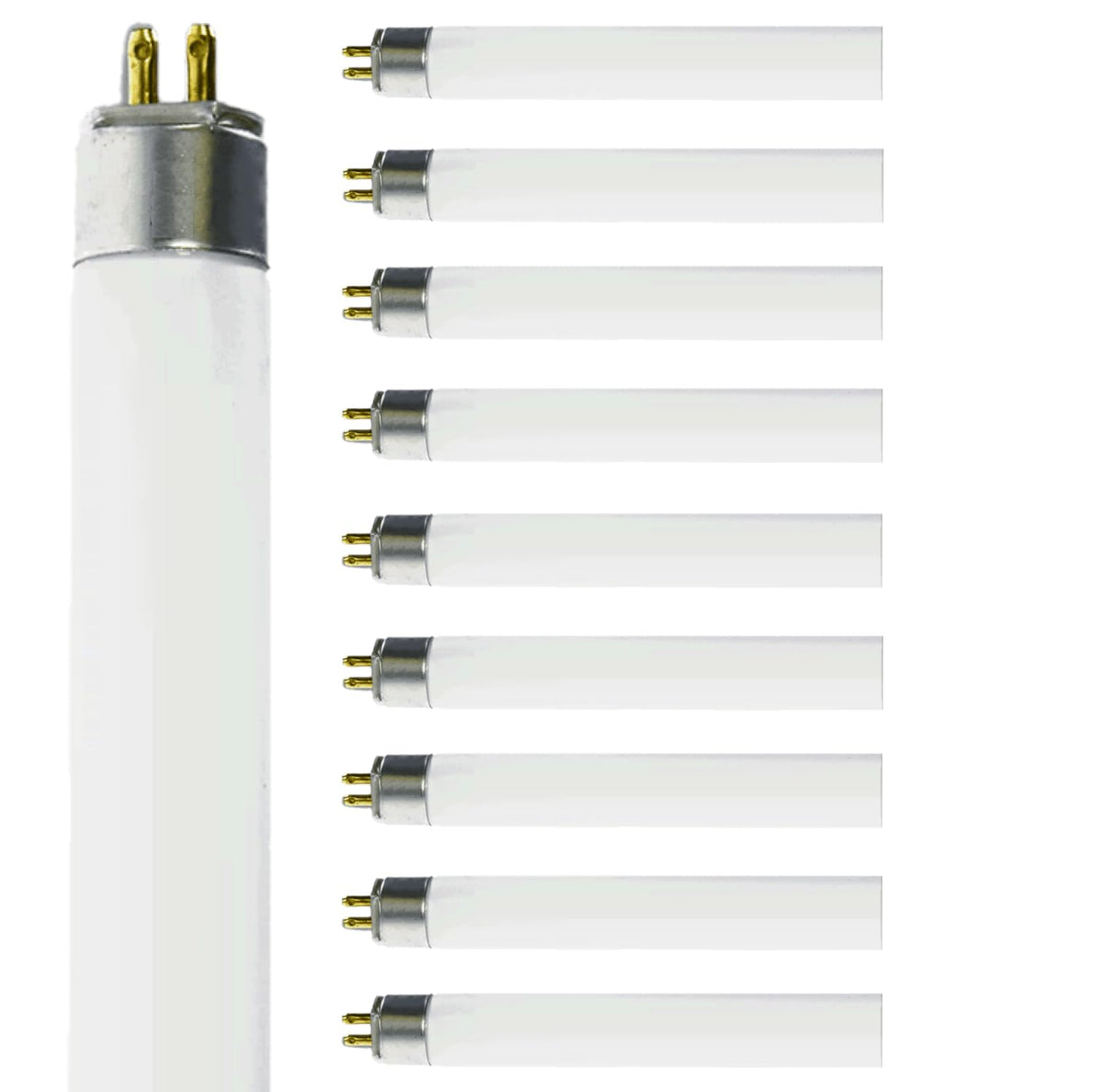 14W 3000K T5 Fluorescent Bulb 24 Inch G5 Bipin Base Pack of 10 S381236