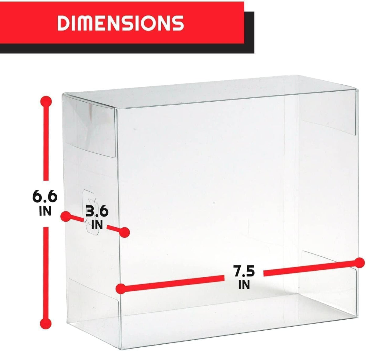 Clear PET Display Case 5-Pack + 2-Pack X515860