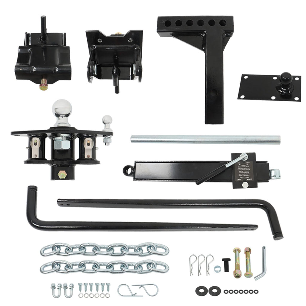 1000 lbs Weight Distribution Hitch Kit with Sway Control 2-in Shank L675
