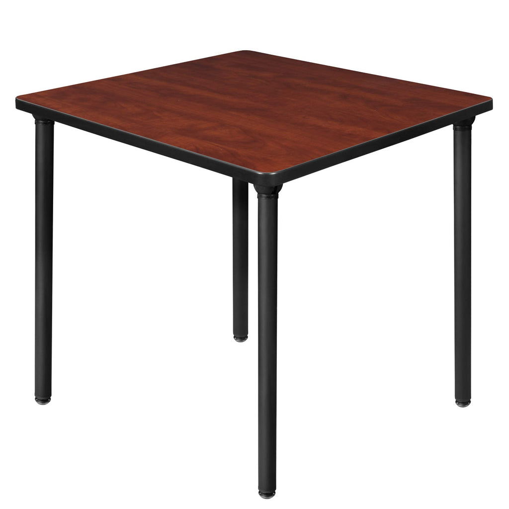 Small Square Breakroom Table with Black Folding Legs B9119
