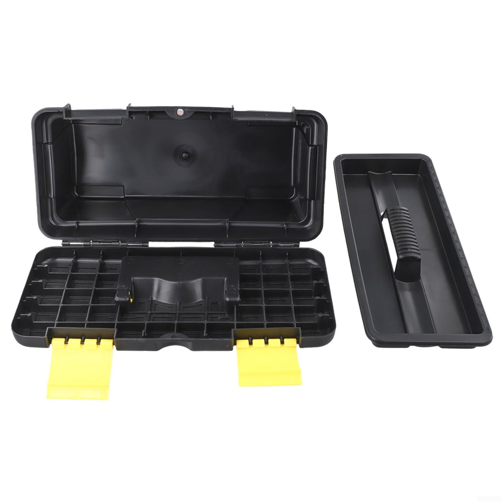 10 Inch Portable Plastic Toolbox with Two Layer Storage H78529