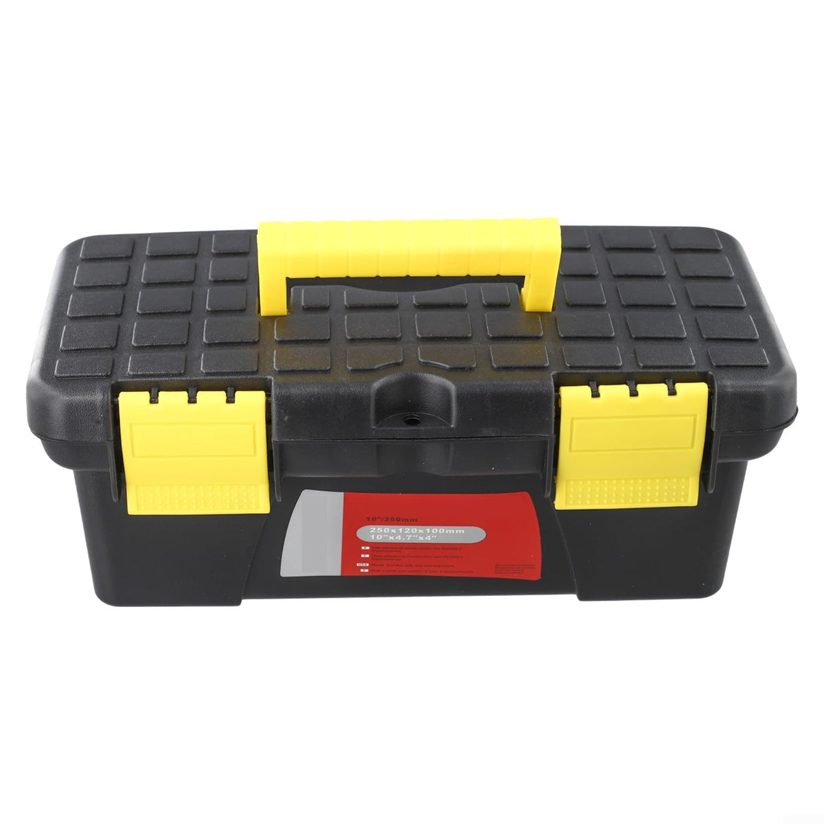 10 Inch Portable Plastic Toolbox with Two Layer Storage H78529