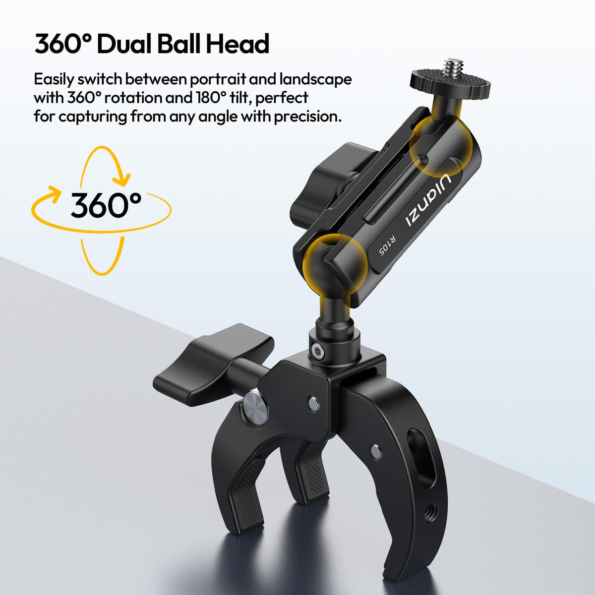 Super Clamp Camera Mount with 360° Dual Ballhead Magic Arm C96894