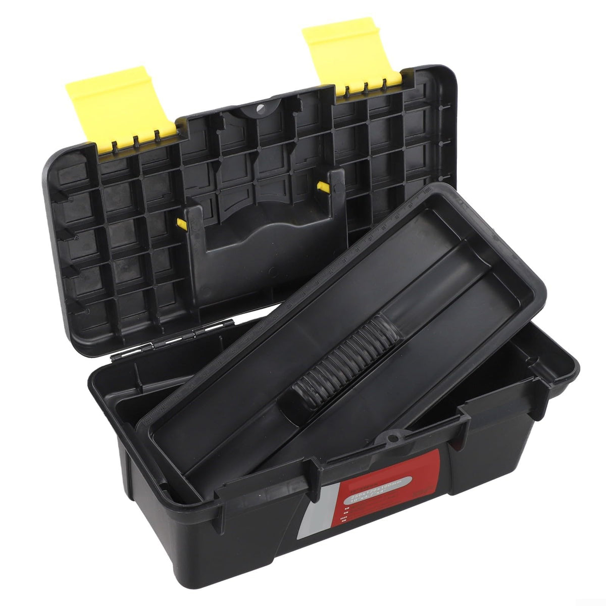 10 Inch Portable Plastic Toolbox with Two Layer Storage H78529