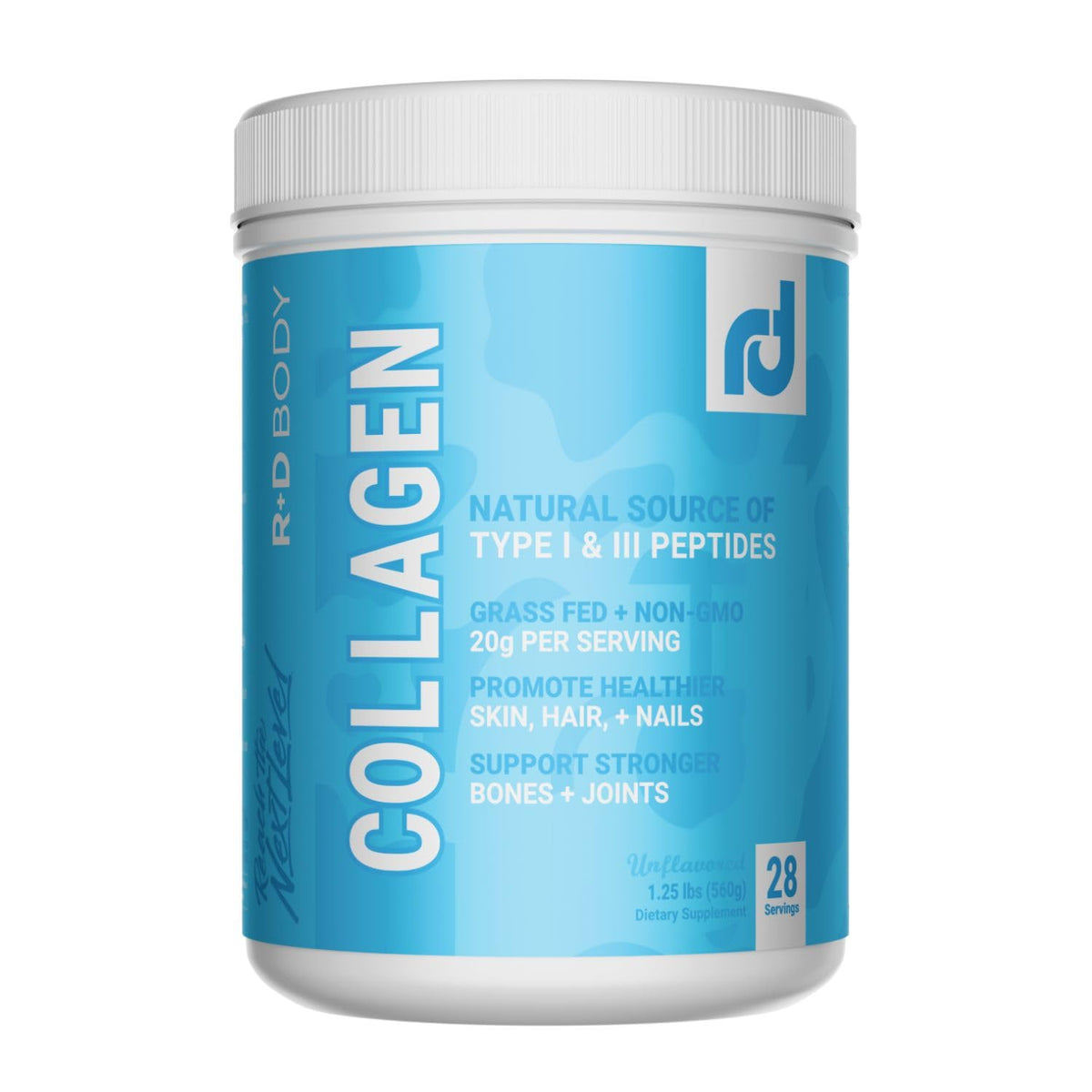 Hydrolyzed Collagen Peptides Powder Type I & III Unflavored 28 Servings U241