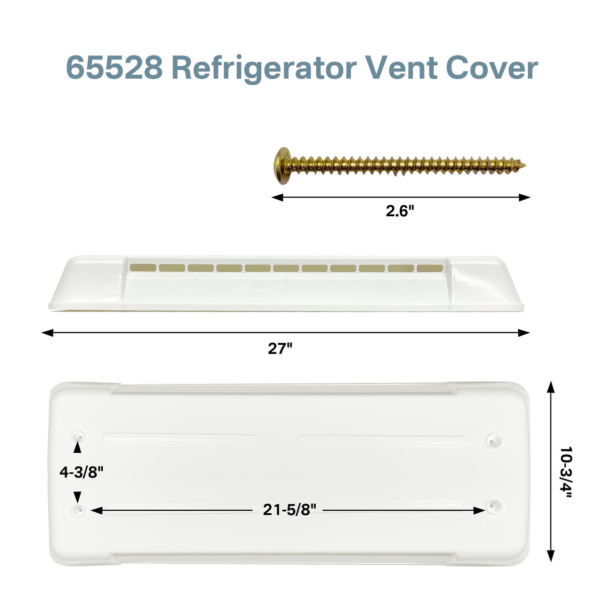 RV Refrigerator Vent Lid A3039