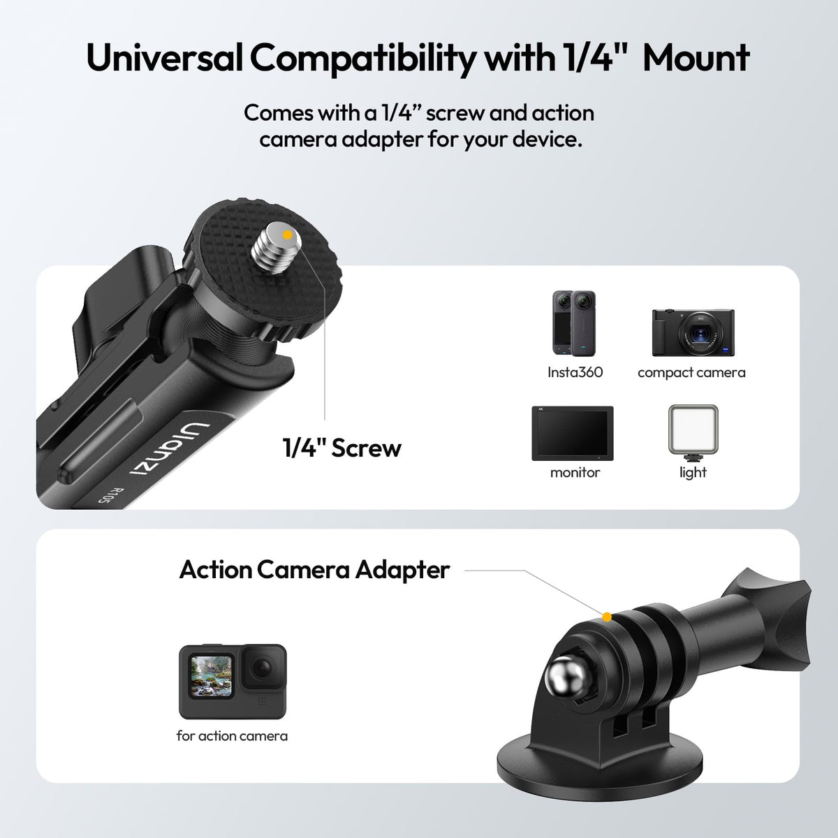 Super Clamp Camera Mount with 360° Dual Ballhead Magic Arm C96894