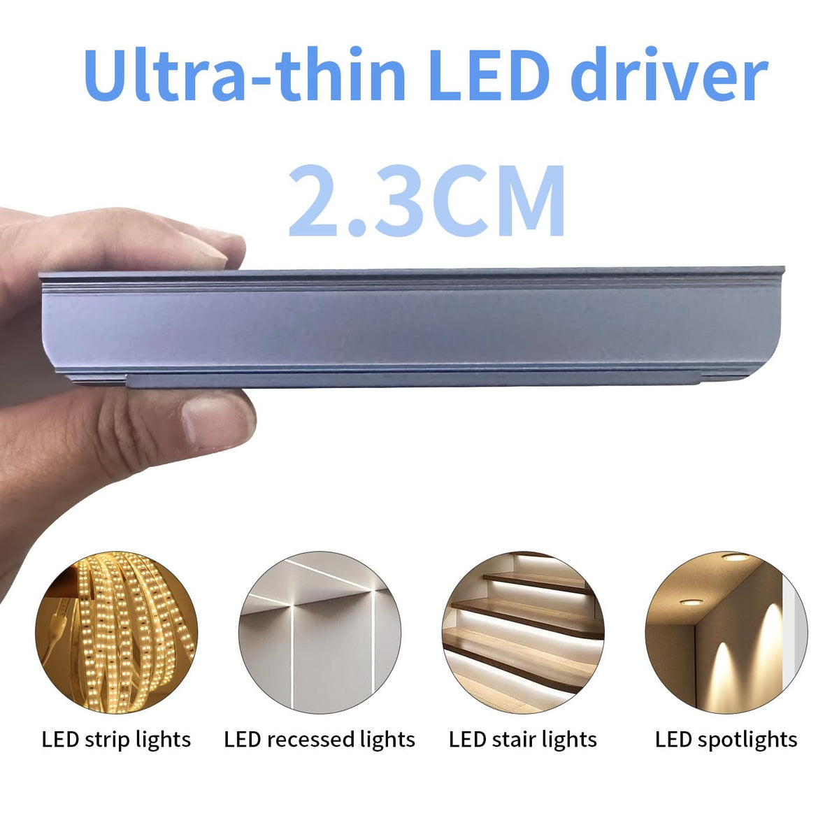 200W Ultra Slim 12v LED Driver Power Supply U955