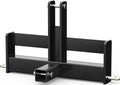 3 Point Hitch Receiver with Suitcase Weight Brackets Category 1 B603
