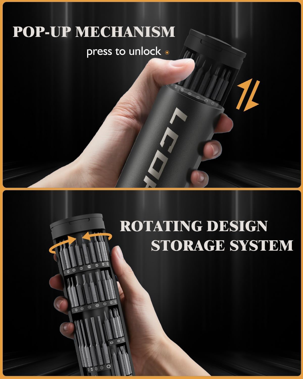 67 in 1 Cordless Electric Precision Screwdriver Set with 62 S2 Steel Bits Z65888