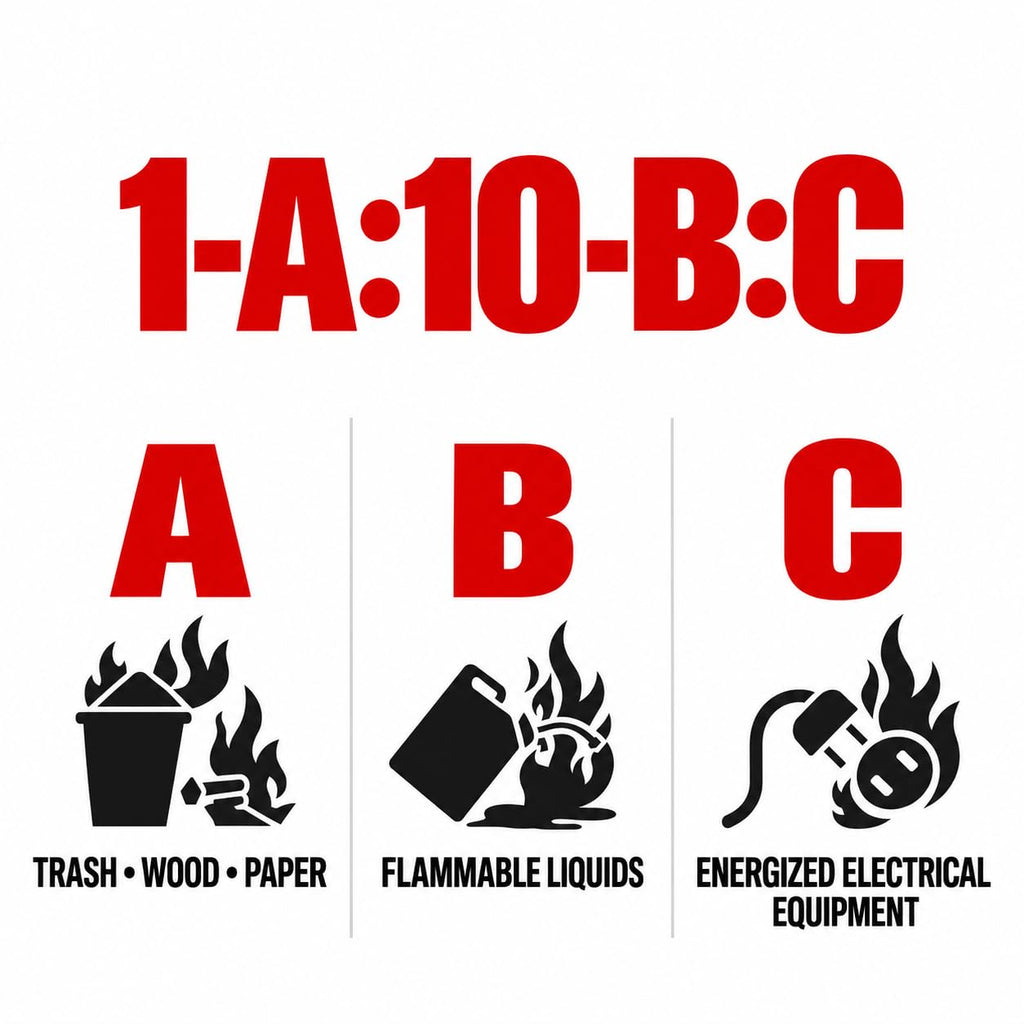 2.5 lb ABC Dry Chemical Fire Extinguishers 1-Pack W83451