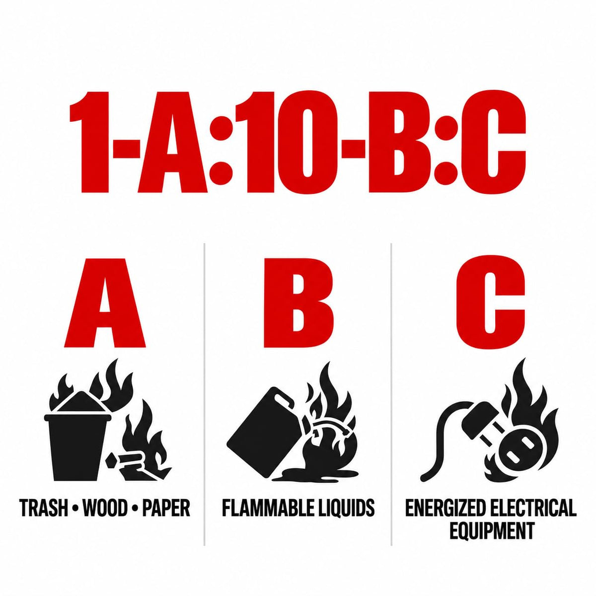 2.5 lb ABC Dry Chemical Fire Extinguishers 1-Pack W83451