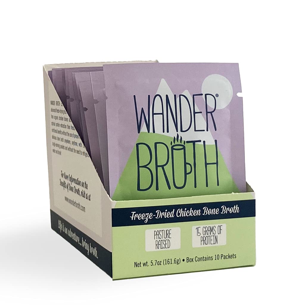 Freeze-Dried Organic Chicken Bone Broth, 10 Pack Z107906