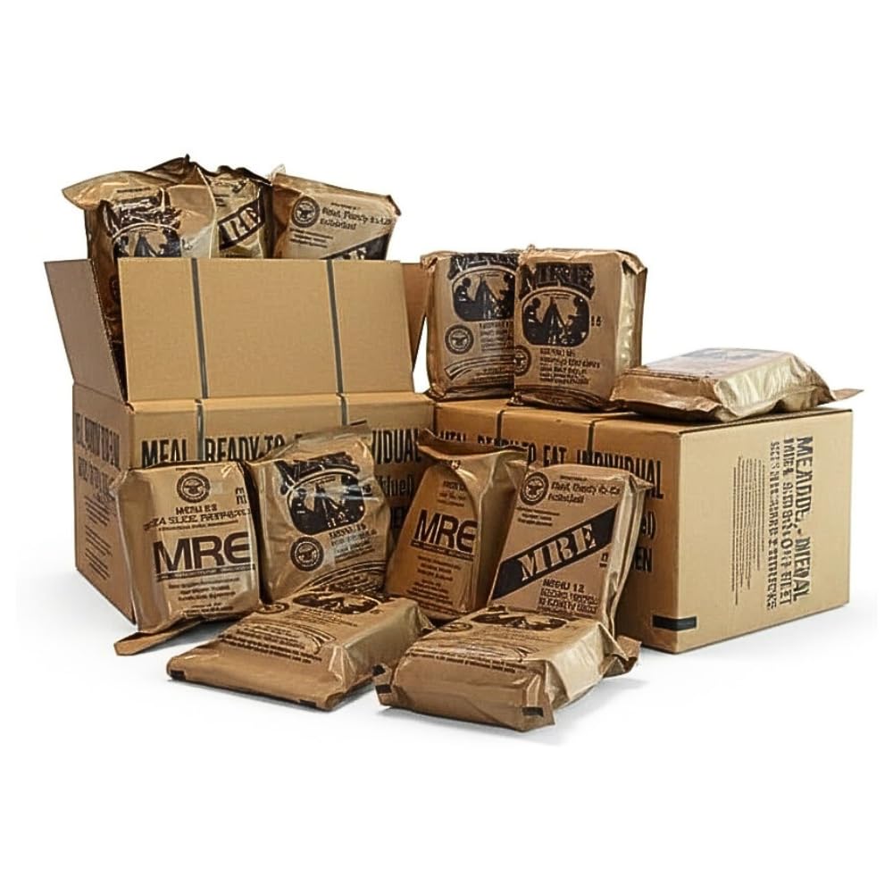 MRE Meals Ready to Eat A and B bundle cases with heater I75366