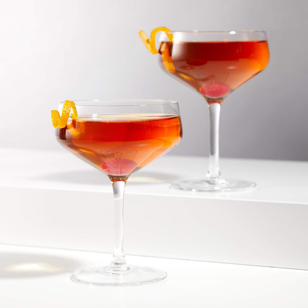 Crystal Coupe Cocktail Glasses Set of 4 J984