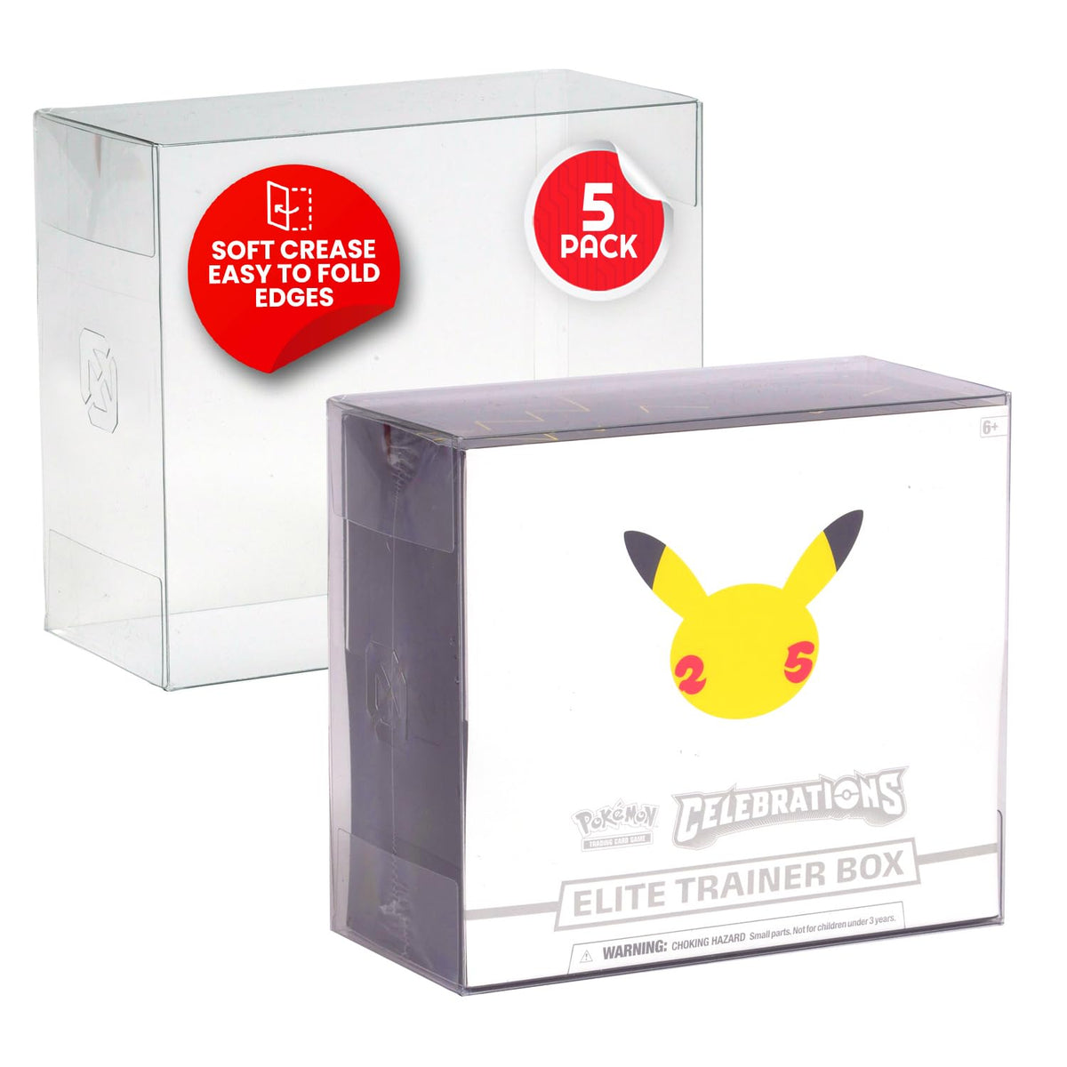 Clear PET Display Case 5-Pack + 2-Pack X515860