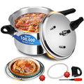 4.23 Quart Aluminum Stovetop Pressure Cooker X46946