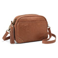 Anti-theft Genuine Leather Crossbody Bag with RFID Card Slots I148