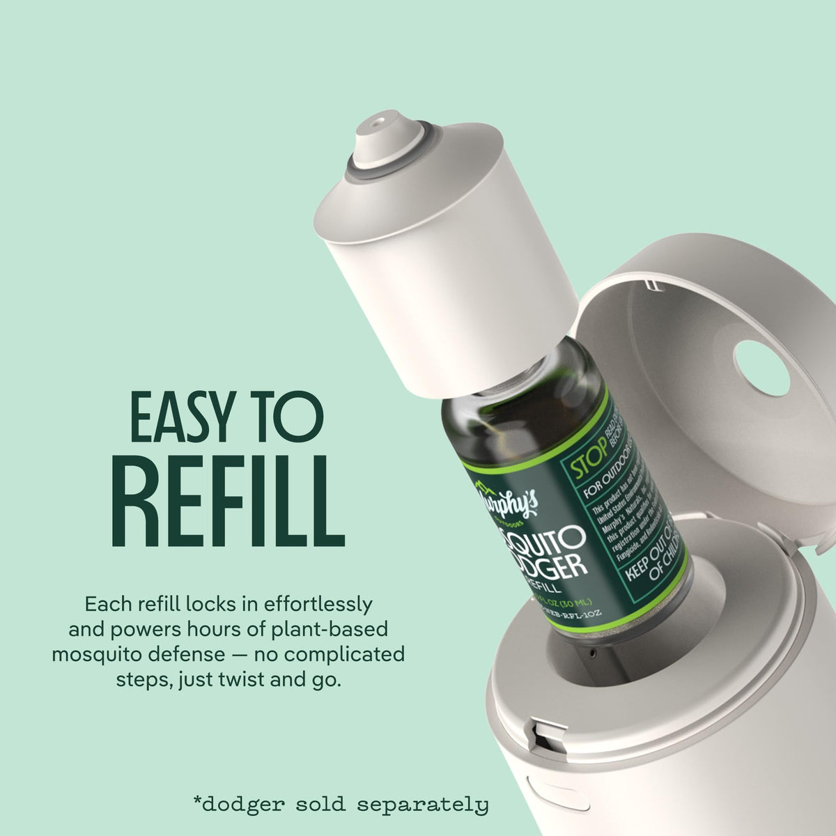 Mosquito Repellent Oil Refill, 1 fl oz (Pack of 2) H645