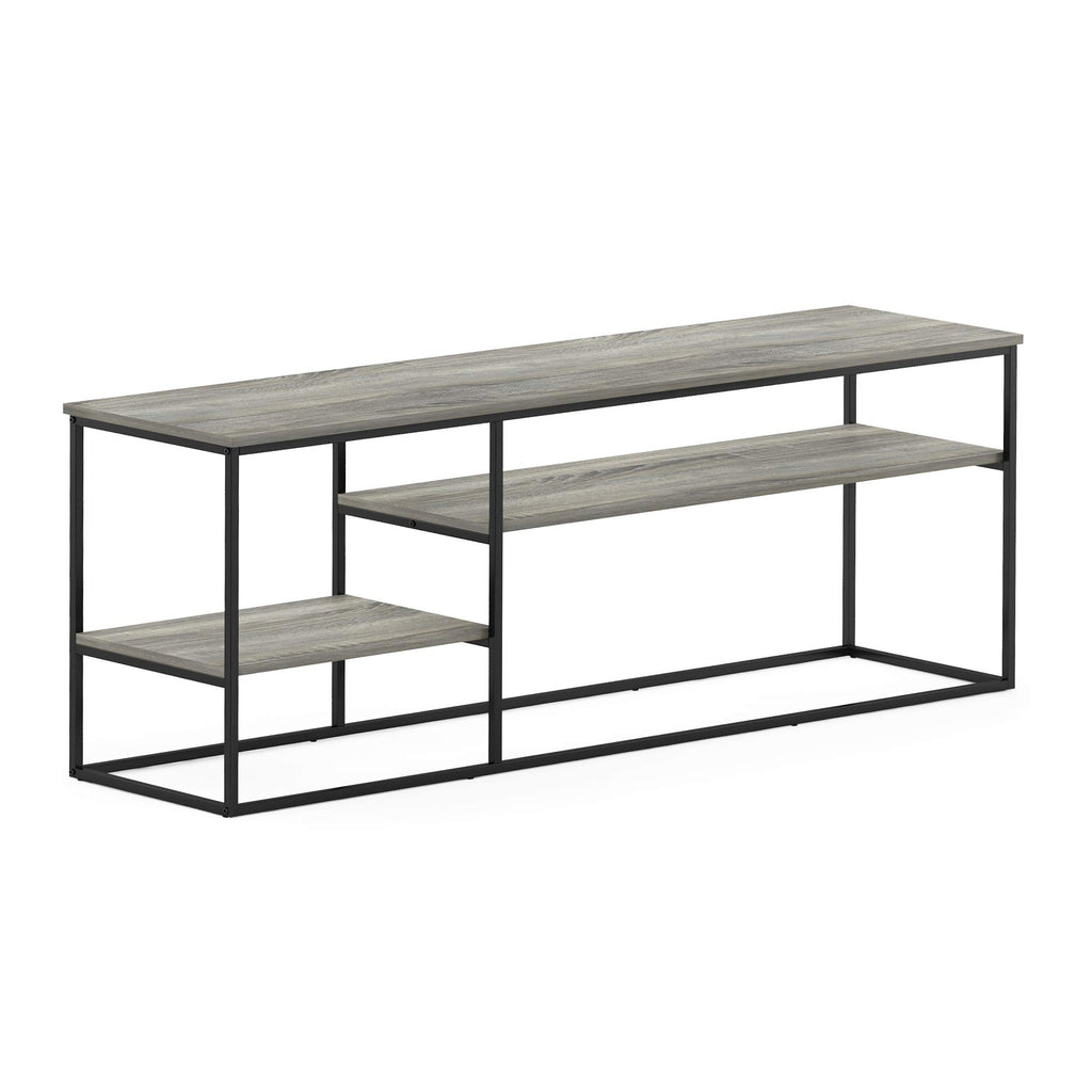 3-Tier Grey Oak TV Stand up to 65 Inch A645