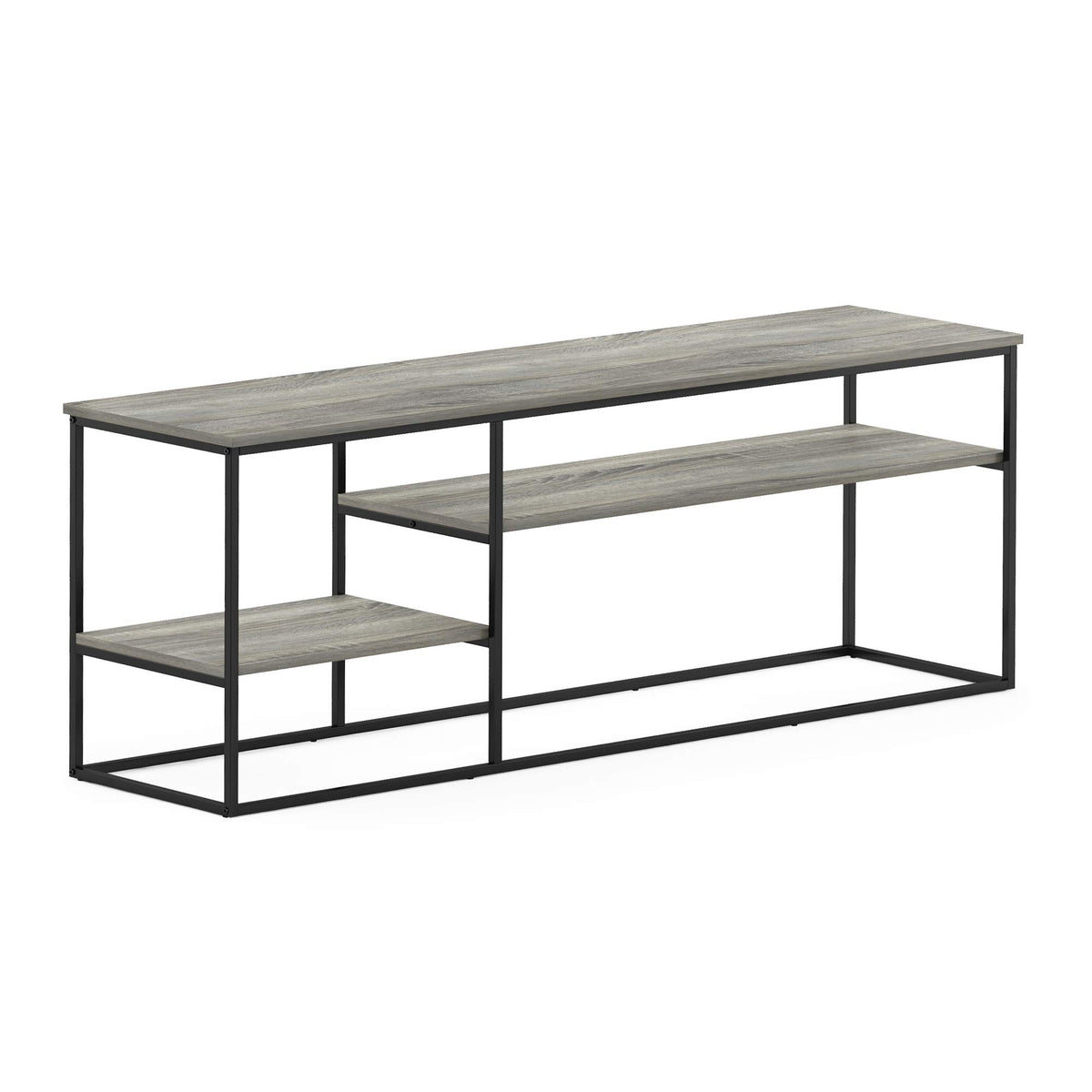 3-Tier Grey Oak TV Stand up to 65 Inch A645