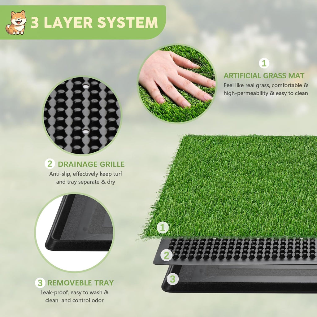 Dog Grass Pad with Tray X75974