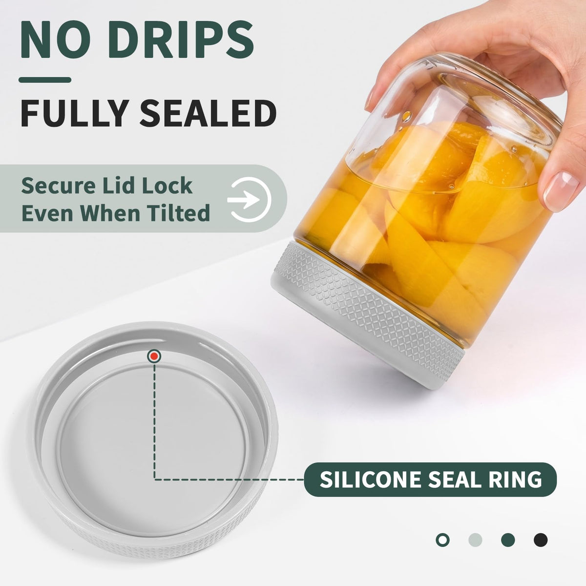 12 Pack 16 oz Glass Jars with Lid K319800