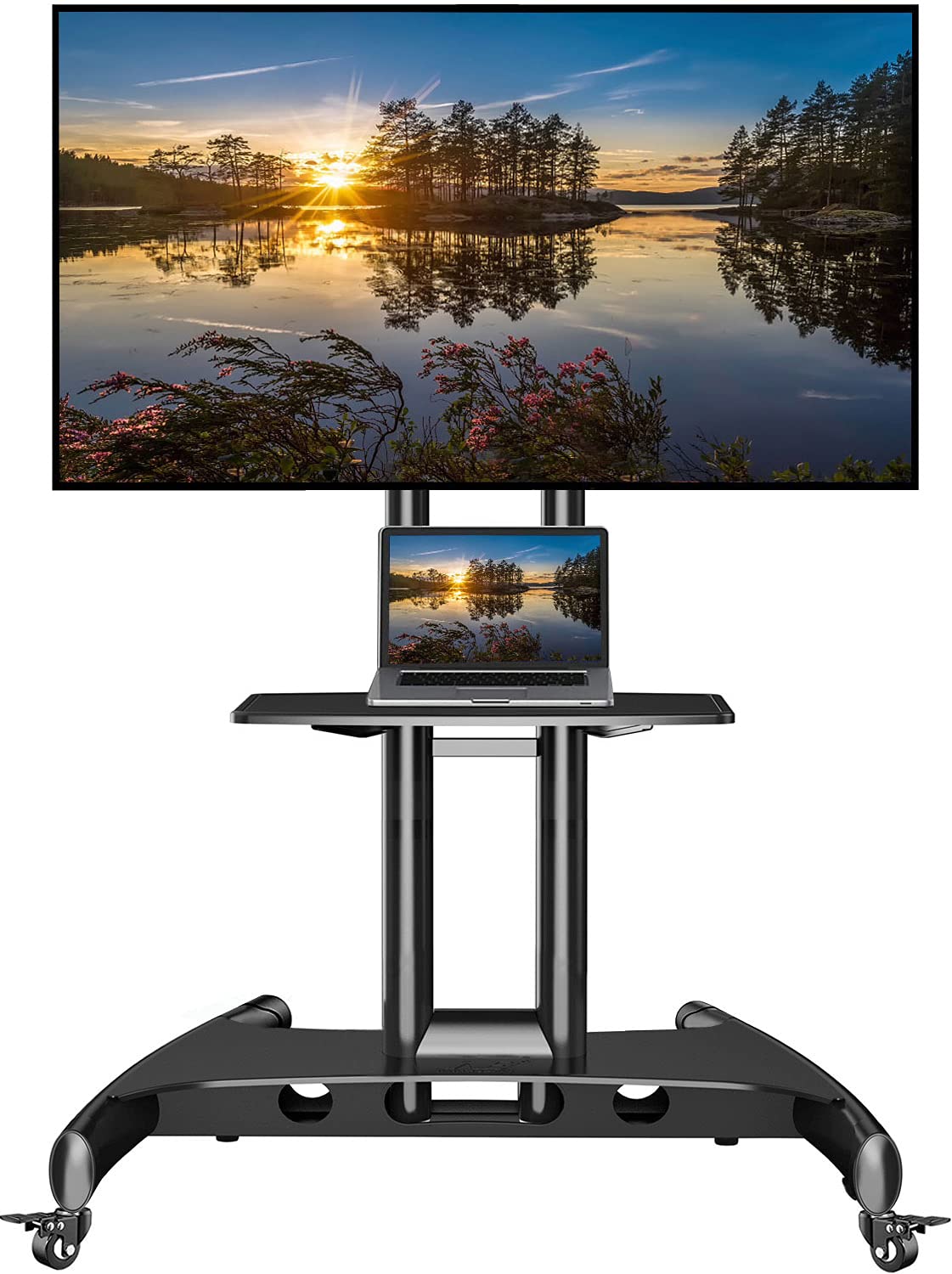 Rolling TV Stand with Wheels for 32 to 75 Inch Flat Panel Screens G492458