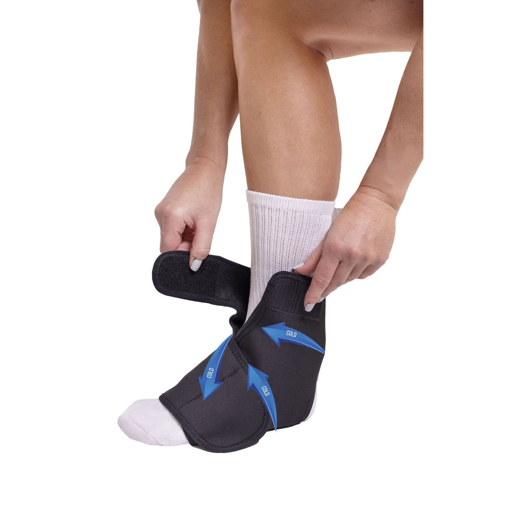 Ultra Light Short Full Shell Walking Boot + Ankle & Foot Reusable Ice Pack Q970583