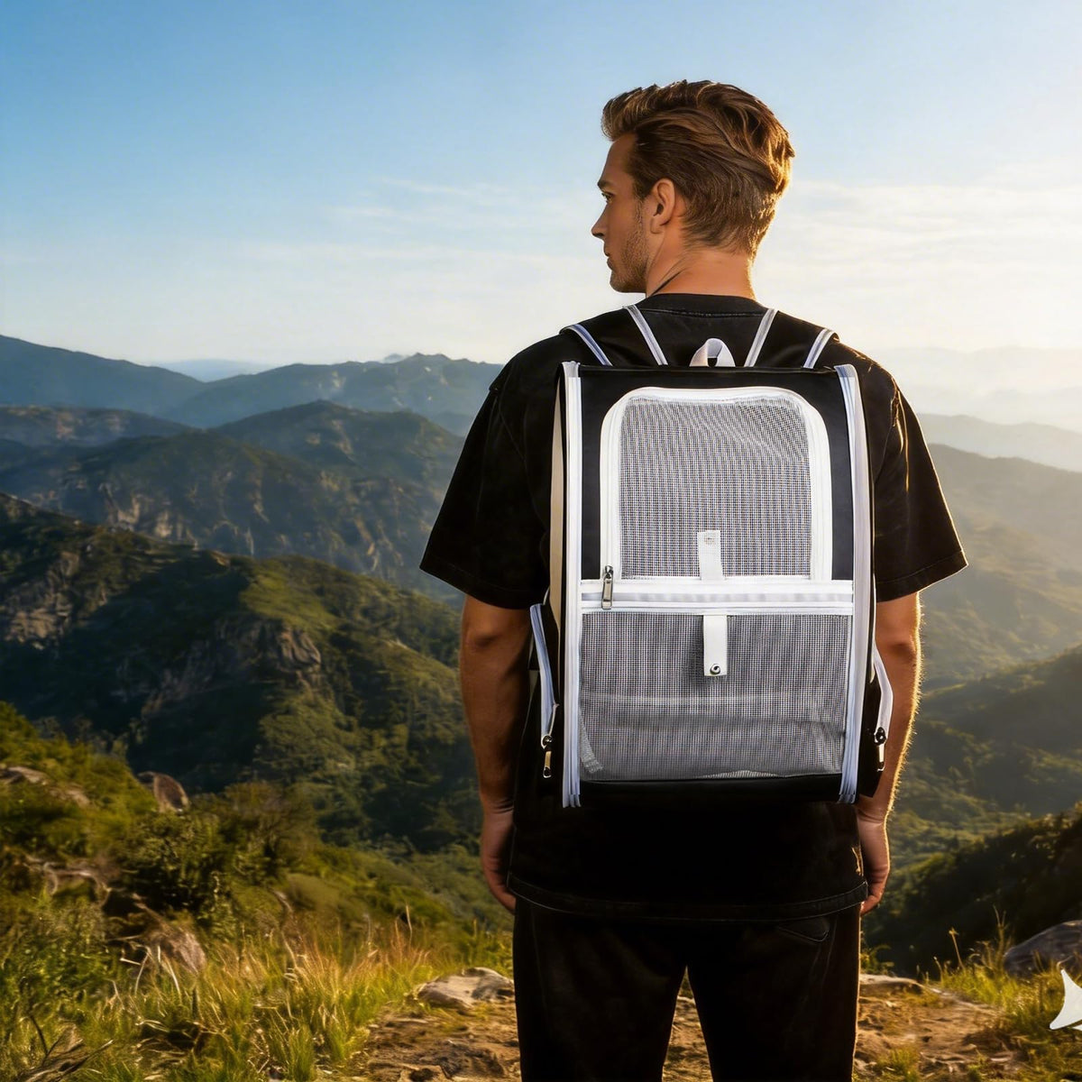 Large Breathable Pet Backpack U2336