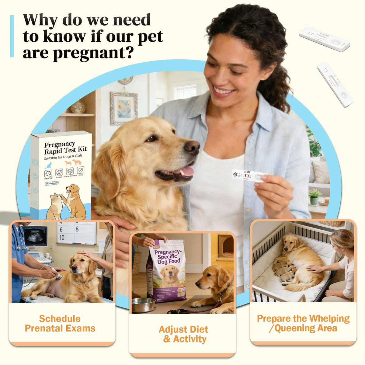 Dog & Cat Pregnancy Blood Test Kit 1 Pack Z8420