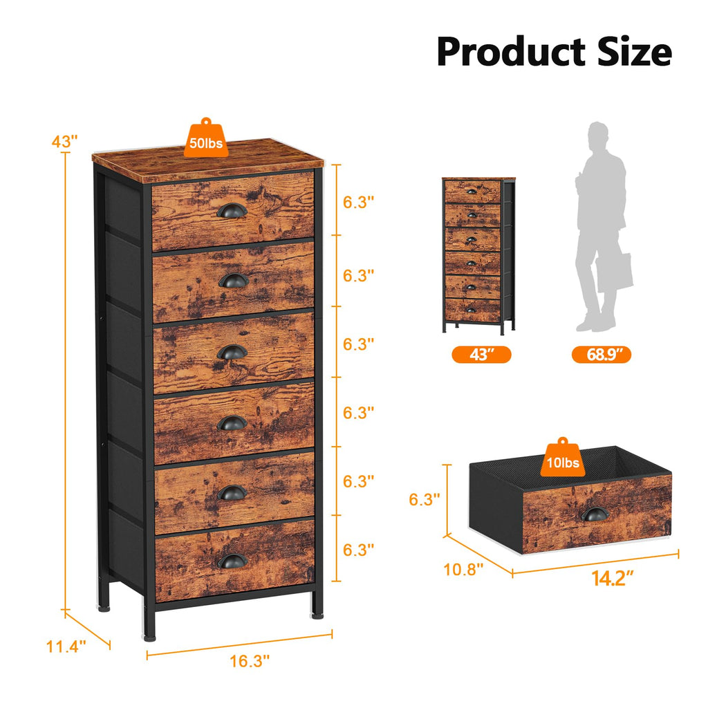 5 Drawer Dresser N26489