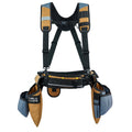 Khaki Carpenter Tool Belt with Suspenders B7141