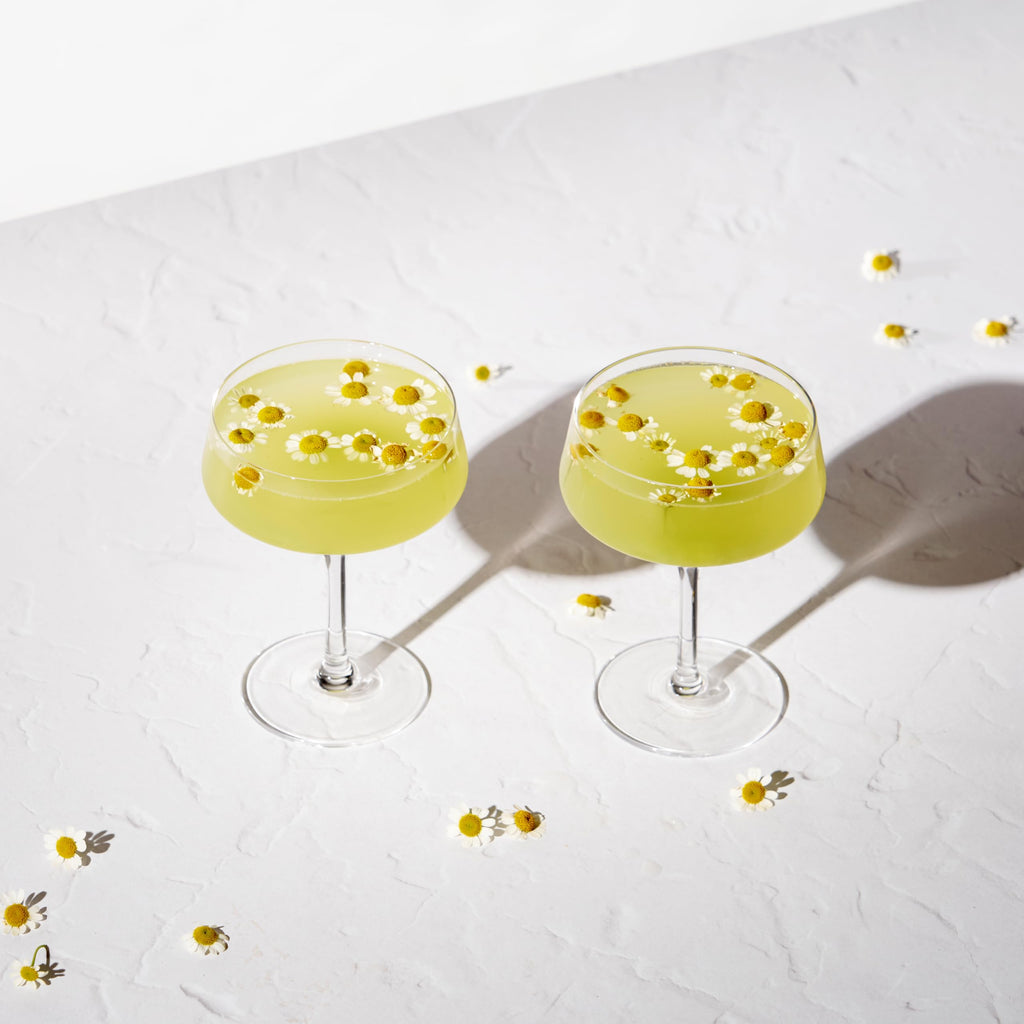 Crystal Coupe Cocktail Glasses Set of 4 J984