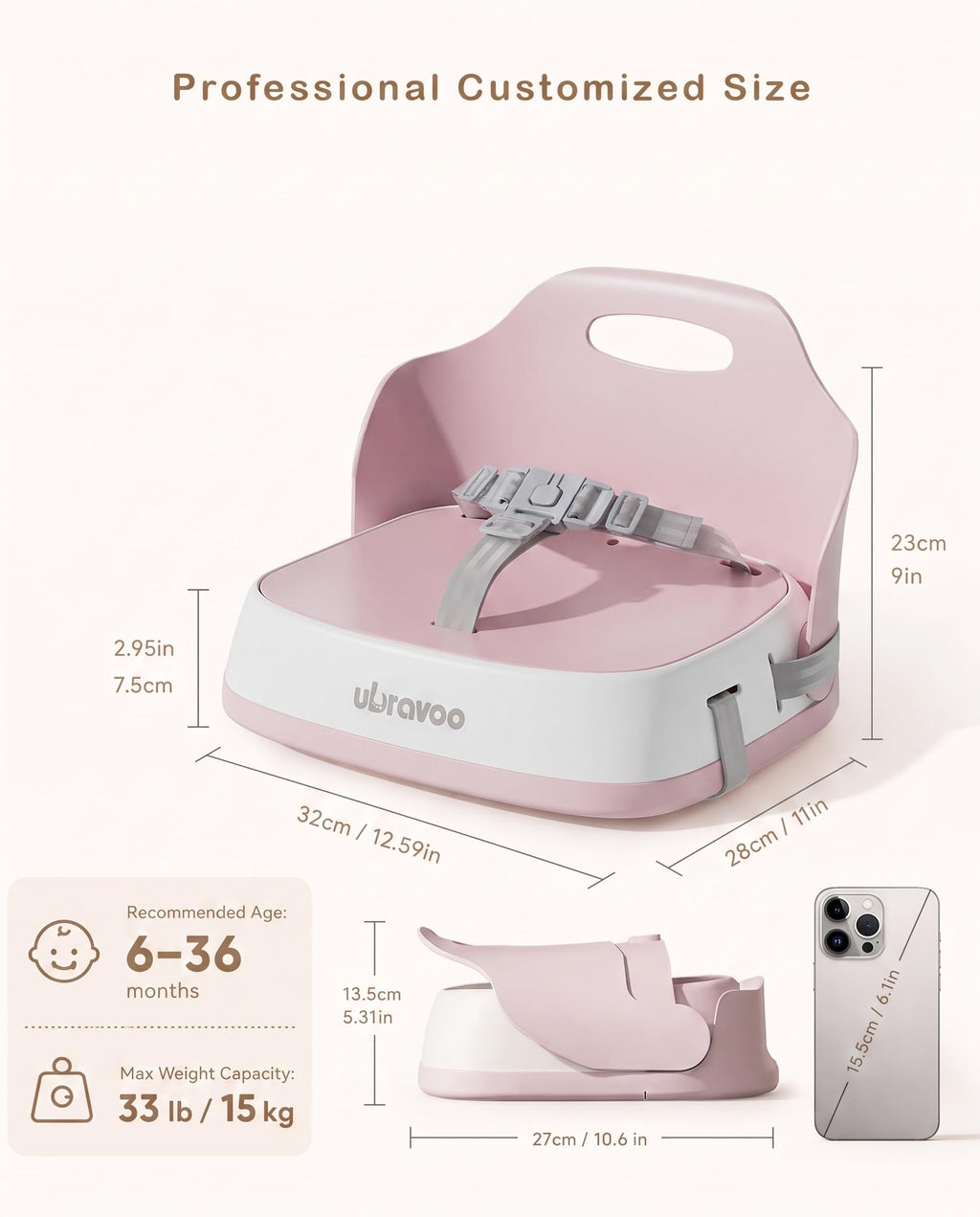 Pink Booster Seat Q98408