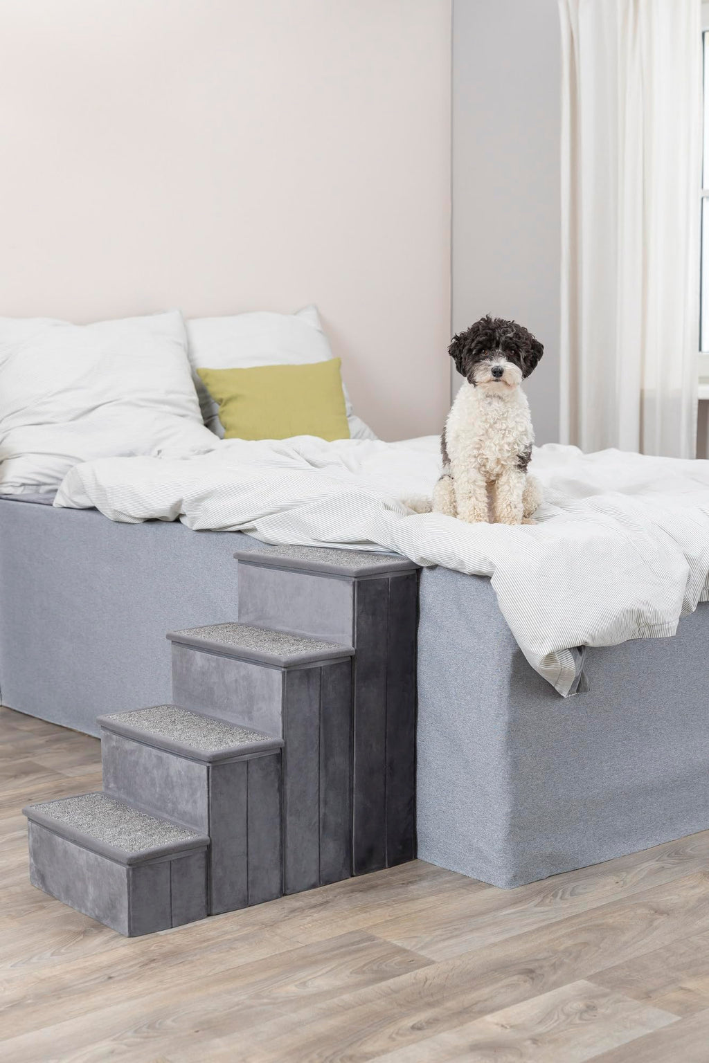 4-Step Velour Pet Stairs M100