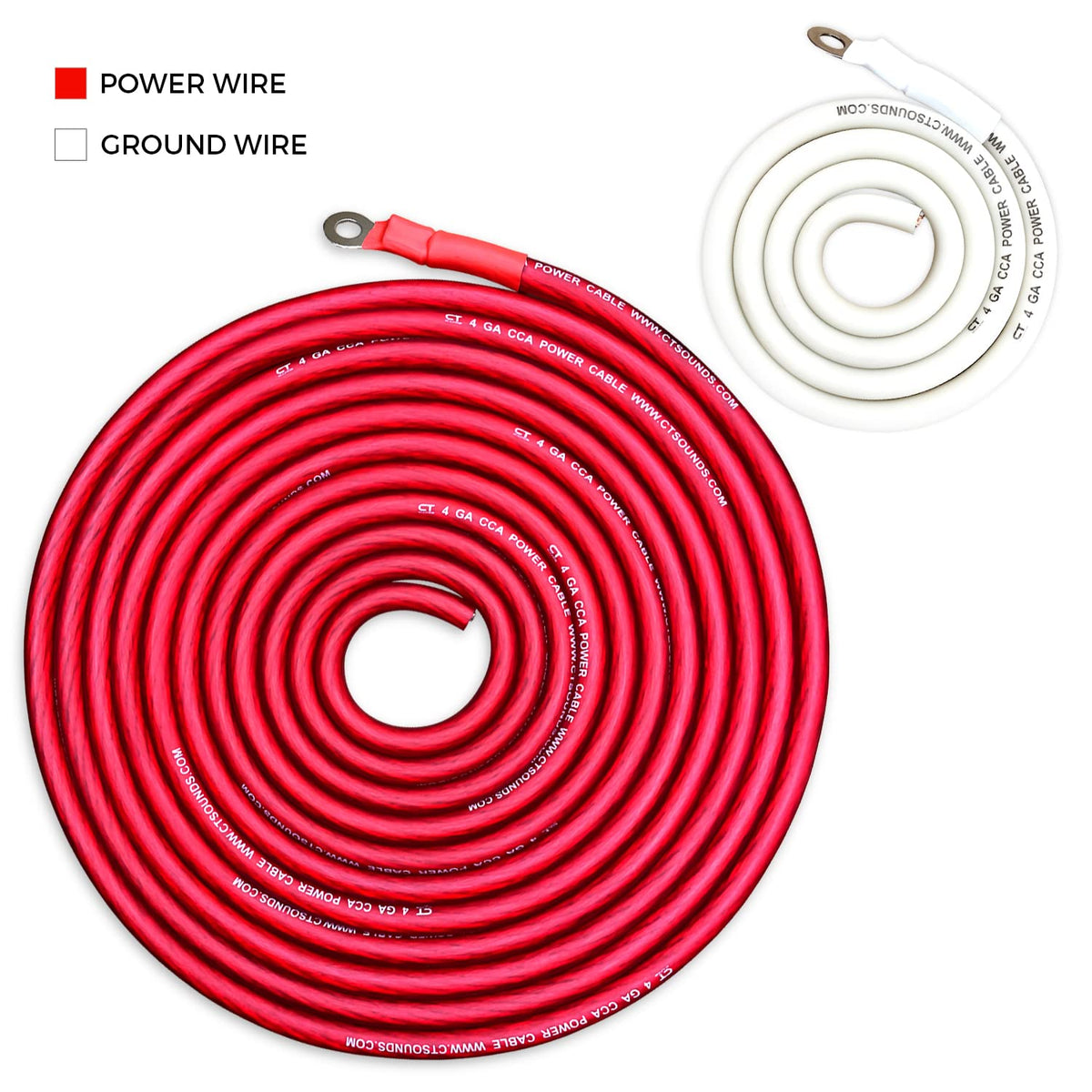 4 Gauge CCA Amp Wiring Install Kit B6540
