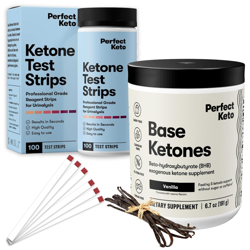 Exogenous Ketones Vanilla + Ketone Test Strips C965344