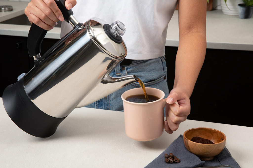 Electric 12 Cup Stainless Steel Coffee Percolator C568