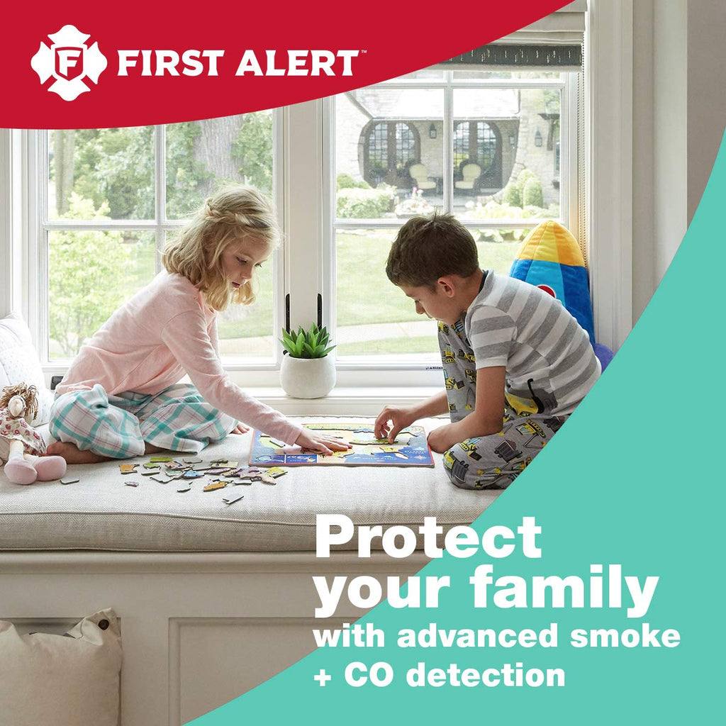 Hardwired Smoke and Carbon Monoxide Detector with Battery Backup, 3-Pack G15097