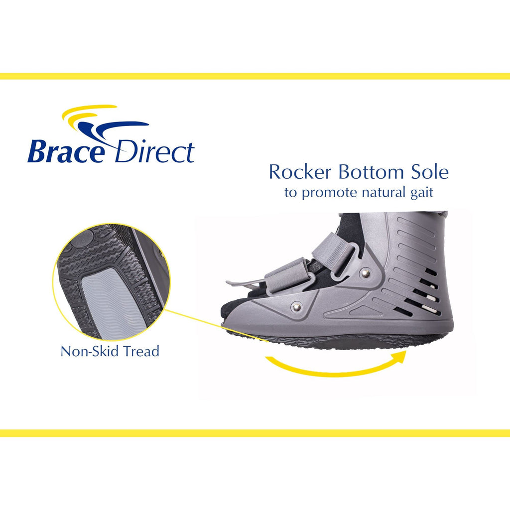 Ultra Light Short Full Shell Walking Boot + Ankle & Foot Reusable Ice Pack Q970583