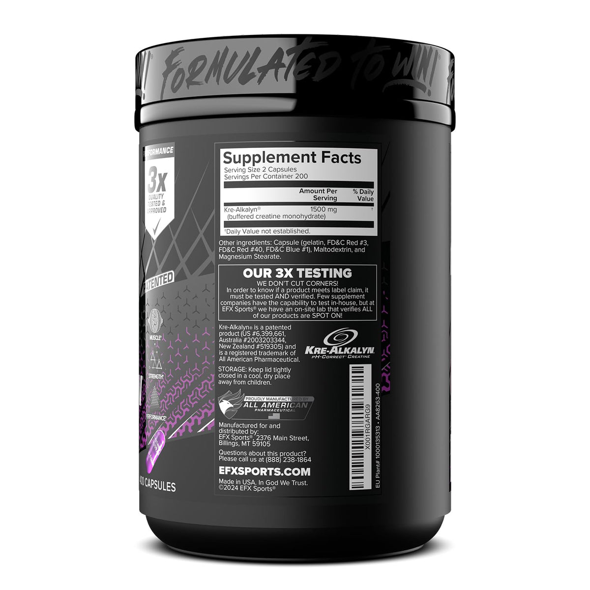 Creatine Monohydrate Capsules X734936