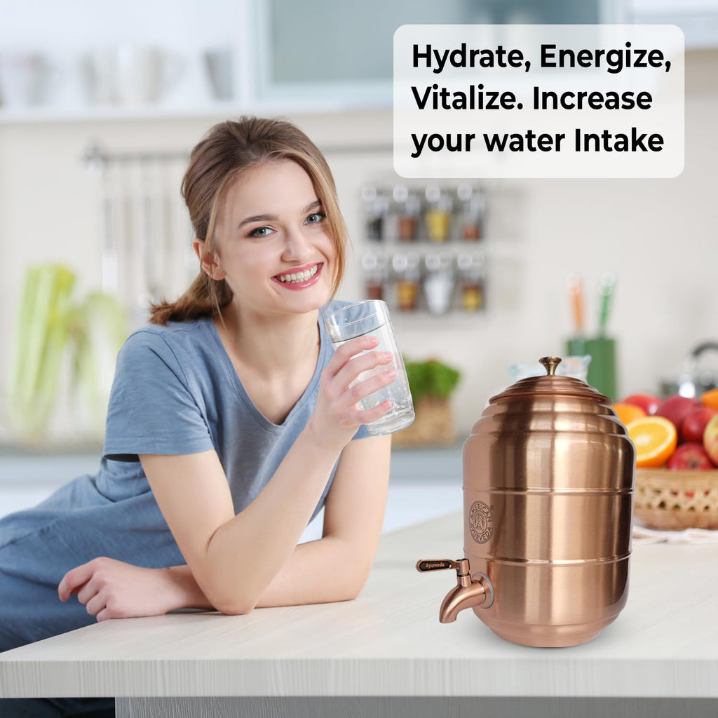 Pure Copper Water Dispenser 1.32 Gal U8725