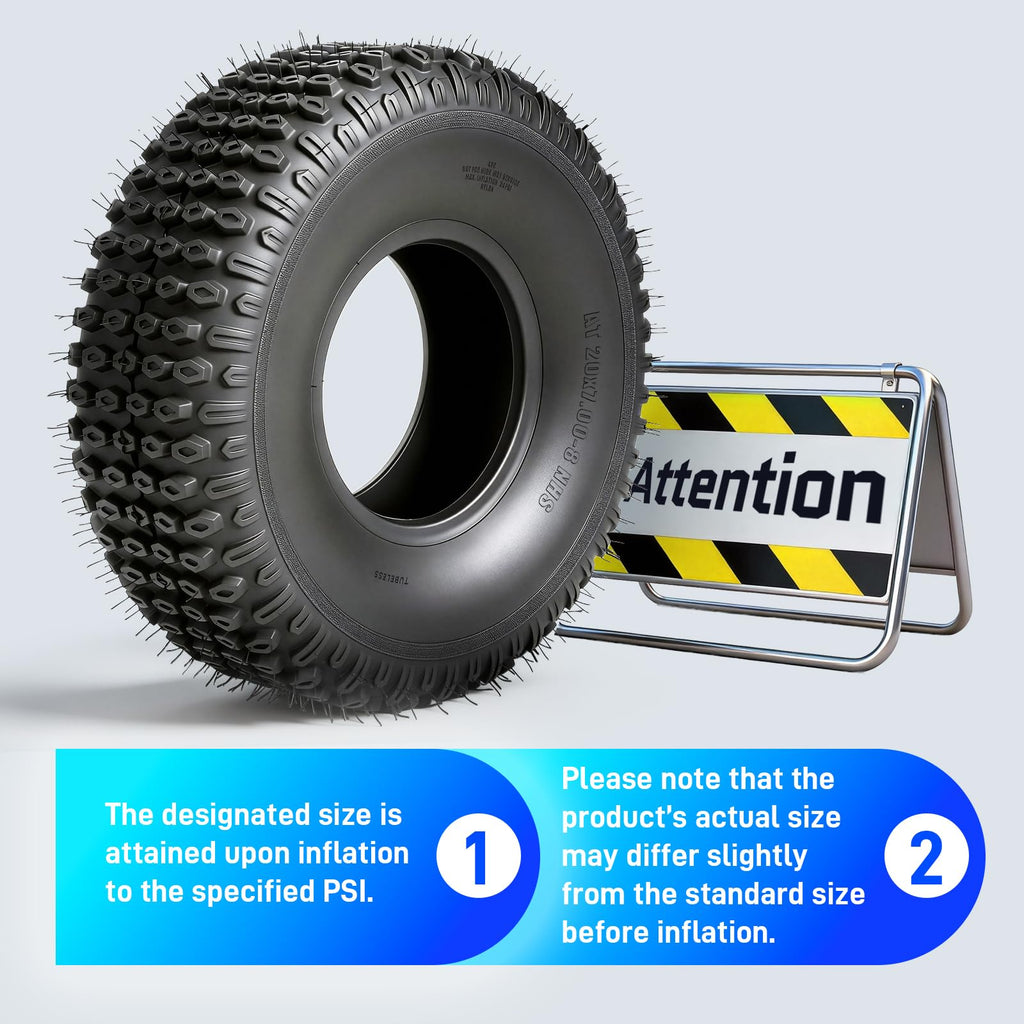 Set of 2 20x7-8 All-Terrain Tires S99498