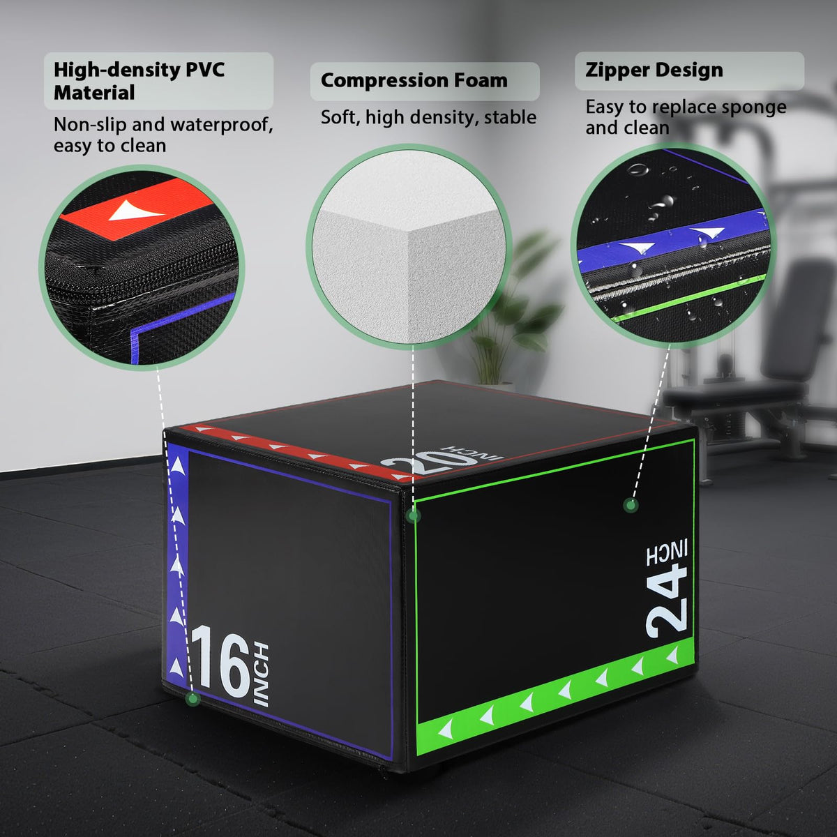 3-in-1 Plyometric Box Set Y4788