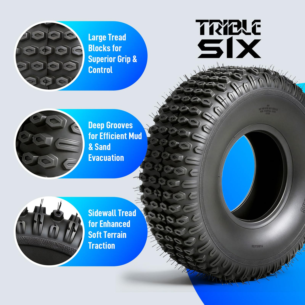 Set of 2 20x7-8 All-Terrain Tires S99498